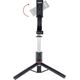 Selfie stick OEM Zestaw / uchwyt selfie z pilotem na bluetooth tripod czarny SSTR-13 14074337 5903396172069