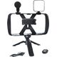 Selfie stick OEM Zestaw / uchwyt selfie z pilotem na bluetooth tripod do transmisji na żywo z lampą LED, mikrofonem, pilotem TL-49T 14074338 5903396201714