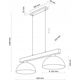 Lampa wisząca TKKRYWULT Tk Lighting Oslo 4713 lampa wisząca zwis 2x15W E27 biała/drewniana 14077279 5901780547134