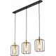 Lampa wisząca TKKRYWULT Tk Lighting Galaxy 4716 lampa wisząca zwis 3x15W E27 czarna/złota 14077297 5901780547165