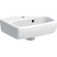 Umywalka Geberit Geberit Selnova Square Umywalka kompaktowa, B36cm, H14.5cm, T28cm, z przelewem, z otworem na baterię [18] 14077315 4025410063328