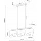 Lampa wisząca TKKRYWULT TK Lighting Grant 4824 lampa wisząca zwis 3x15W E27 czarna/złota 14078186 5901780548247