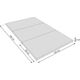 Hobbygarden MATERAC SKťADANY ALEX - XXL - CZERWONY 14081709 5902414508521
