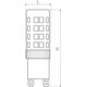 GTV Żarówka LED GTV LD-G9PE35W-30 3,5-4W G9 3000K biała ciepła 14082128 5902801328312