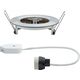 Paulmann Oprawa do wbudowania NOVA COIN LED DIM stała GU10 max.35W 78mm 230V szczotkowane żelazo 14085355 4000870936337