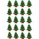 Craft with Fun OZDOBA DEK EVA CHOINKA SPRZYL BROK 20SZT 12/144 14088825 5908275177425