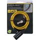 Dunlop Dunlop - Zapięcie do roweru spiralne na klucz 90 cm (Żółty) 14089146 5904501203234