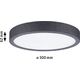 Lampa sufitowa Paulmann Plafoniera COSARA 15W 300MM 1300lm 4000K IP44 230V ciemnoszary 14090346 4000870710555
