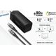 Ładowarka Energizer Energizer Ultimate - Ładowarka sieciowa Multiplug EU / UK / US GaN USB-C & USB-A 90W PD + Kabel USB-C (Czarny) 14093134 3492548232277