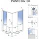 Alkotest REA-K1889 / REA / PUNTO / KABINA CHROM 80X100 / 14095606 5902557362776