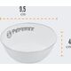 Petromax Miski Emaliowane Petromax 160 ml 2 Szt WHITE 14115145 4250435731239