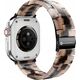 ForCell FORCELL F-DESIGN FA04 pasek żywiczny marmurkowy do APPLE Watch 42 / 44 / 45 / 49 mm brązowy 14116721 5903396291463