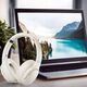 Słuchawki WiWU WiWU - Słuchawki bezprzewodowe Soundcool Headset TD-02 - białe 14116935 6976195094619