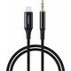 Choetech Kabel Choetech AUX009 Lighting / mini jack 3.5mm 2 m - czarny 14127397 6932112104168