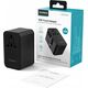 Choetech Adapter podróżny Choetech PD5022 70W EU / US / AUS / UK z wbudowanym kablem USB-C - czarny 14127401 6932112106896