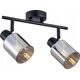 Lampa sufitowa Italux Italux Santia SPL-65342-2-BK-SG listwa plafon lampa sufitowa spot 2x40W E14 dymiona/czarna 14128406 5902854538591