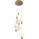 Lampa wisząca Light Prestige Light Prestige Mariposa LP-1715/3P lampa wisząca zwis elegancka designerska motyle 3x24W LED CCT 3000-4000-6000K złota 14133368 5907629279440