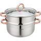 Klausberg GARNEK NA PARĘ KLAUSBERG 3 ELEM. 24cm KB-7734 ROSE GOLD 14141432 5908287277342