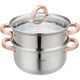 Klausberg GARNEK NA PARĘ KLAUSBERG 3 ELEM. 20cm KB-7728 ROSE GOLD 14141498 5908287277281