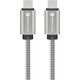 Kabel USB ForCell FORCELL F-ENERGY Metal C237 kabel Typ C do Typ C PD QC4.0 3A 60W 1 m srebrny 14150548 5903396274480