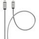 Kabel USB ForCell FORCELL F-ENERGY Metal C238 kabel Typ C do Lightning PD QC3.0 3A 27W 1 m srebrny 14150550 5903396274473