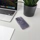 Hurtel Etui Glitter Case MagSafe na iPhone 16 - fioletowe z brokatem 14150698 5907769363979