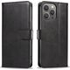 Hurtel Etui Leather Book Case na iPhone 16 - czarne 14150704 5907769364075