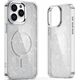 Hurtel Etui Glitter Case MagSafe na iPhone 16 Pro - białe z brokatem 14150711 5907769363917