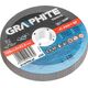 Graphite Tarcze tnące do metalu 125 x 1.0 x 22.2 mm, 41 A60-T-BF, 10 sztuk folia 14151302 5902062107039