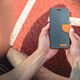 OEM Kabura CANVAS Book do IPHONE 16 Plus granatowy 14167814 5903396308802