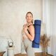 HMS Mata do ćwiczeń jogi yogi fitness korkowa TPE HMS YM10 niebieska 14168456 5907695558296