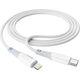 Kabel USB Hoco HOCO kabel Typ C do Lightning PD 3A 20W X70 1 m biały 14168823 6931474760395