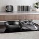 Patelnia Berlinger Haus GŁĘBOKA PATELNIA TYTANOWA 24cm BERLINGER HAUS BH-8122 ANTRACIT 14171434 5999108467462
