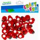 Craft with Fun OZDOBA DEK DREW BIEDRONKA 15MM 28SZT CF 12/288 14173778 5908275179313