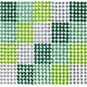 Craft with Fun OZDOBA DEK KRYSZT SPRZYL 10X10 CF ZIELONE 12/144 14173908 5908275176541