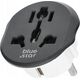 Blue Star BLUE STAR adapter podróżny GO TO Europe (Type E) 16A biały 14178829 5903396281587