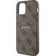 Guess Guess GUHMP12MG4GFRW iPhone 12/12 Pro 6.1" brązowy/brown hardcase 4G Collection Leather Metal Logo MagSafe 14182916 3666339226374