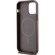 Guess Guess GUHMP12MG4GFRW iPhone 12/12 Pro 6.1" brązowy/brown hardcase 4G Collection Leather Metal Logo MagSafe 14182916 3666339226374