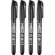 Neo Marker budowlany, czarny, permanentny, wodoodporny, olejowy, 4 szt 14196223 5907558476002