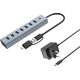 HUB USB Conceptronic Conceptronic HUBBIES21GP huby i koncentratory USB 3.2 Gen 1 (3.1 Gen 1) Type-A 5000 Mbit/s Szary 14198033 4015867238318
