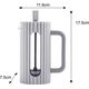 Klausberg ZAPARZACZ TŁOKOWY DO KAWY/HERBATY Z 350ml KLAUSBERG KB-7742 SZARY 14198910 5908287277427
