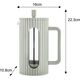 Klausberg ZAPARZACZ TŁOKOWY DO KAWY/HERBATY 1000ml KLAUSBERG KB-7755 ZIELONY 14198938 5908287277557