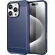Hurtel Etui silikonowe Carbon Case do iPhone 16 Pro Max - niebieskie 14202306 5907769364808