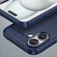 Hurtel Etui silikonowe Carbon Case do iPhone 16 Plus - niebieskie 14202338 5907769364785