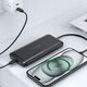 Powerbank Choetech Powerbank Choetech B654 10000mAh 22.5W USB-A / USB-C / micro USB z wbudowanym kablem USB-C / Lightning - czarny 14205356 6932112106087