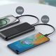 Powerbank Choetech Powerbank Choetech B654 10000mAh 22.5W USB-A / USB-C / micro USB z wbudowanym kablem USB-C / Lightning - czarny 14205356 6932112106087