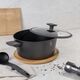 Berlinger Haus GARNEK TYTANOWY Z POKRYWĄ 28cm BERLINGER HAUS BH-8132 ANTRACIT 14214058 5999108467660
