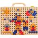LeanToys Zestaw Plansza Klocki DIY Dinozaury Śrubokręt 14214749 5905515355780