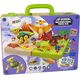 LeanToys Zestaw Plansza Klocki DIY Dinozaury Śrubokręt 14214749 5905515355780