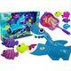 LeanToys Gra Kąpielowa Rekin Łowca Rybek Siatka Podbierak 14214754 5905323218659